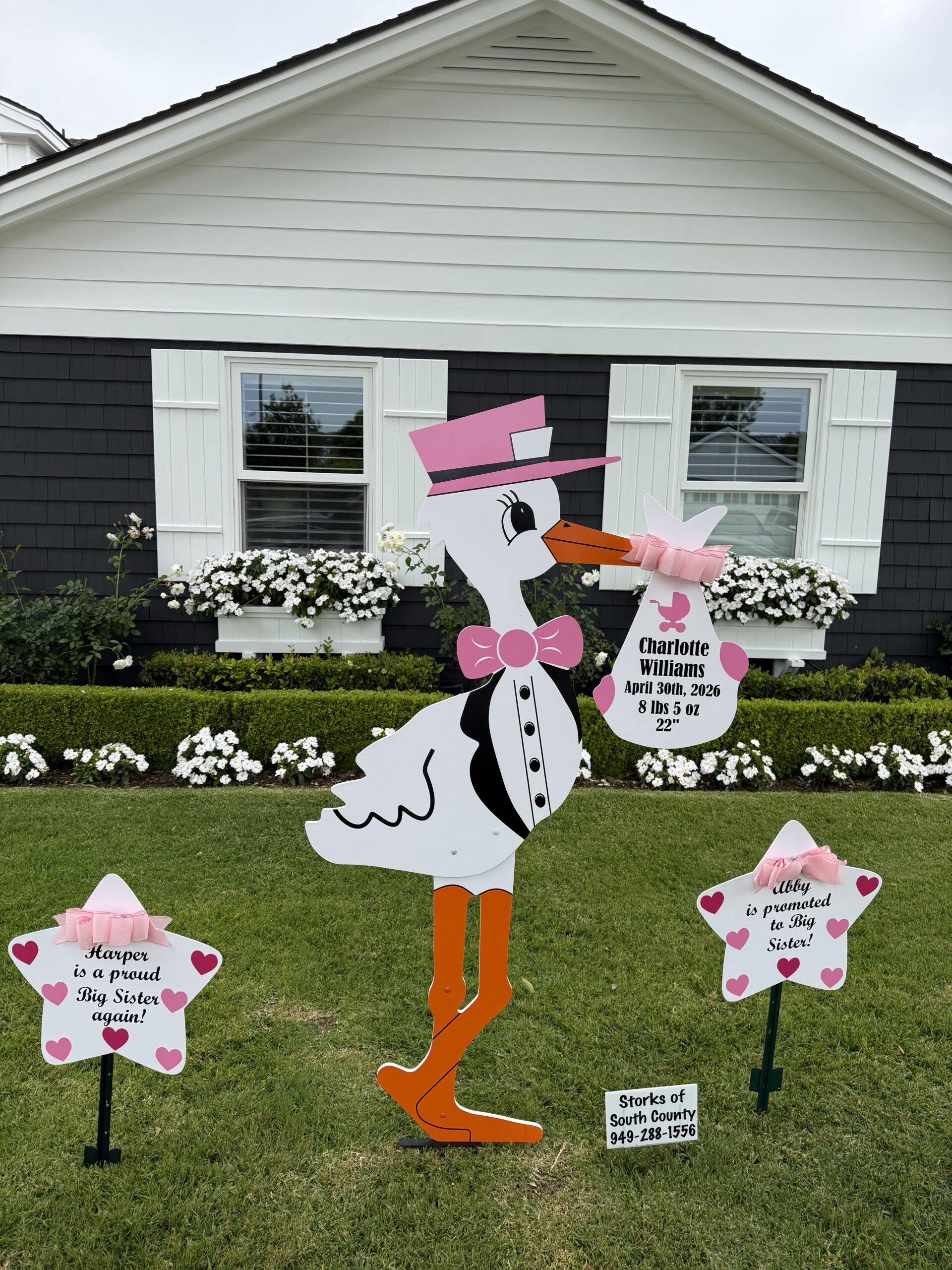 Stork Rental in Orange County California and some parts of Northern San Diego County.