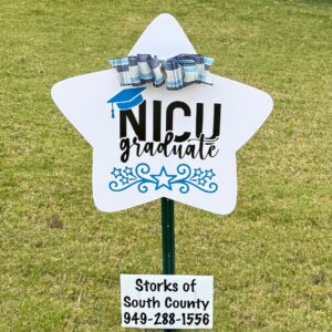 NICU graduation signs